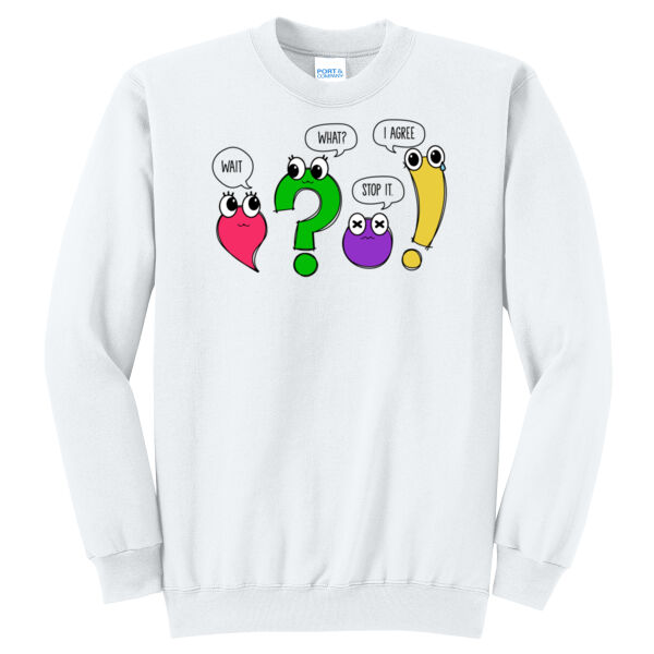 H2T Teachers 2026 Logo 11 - Core Fleece Crewneck Sweatshirt Thumbnail